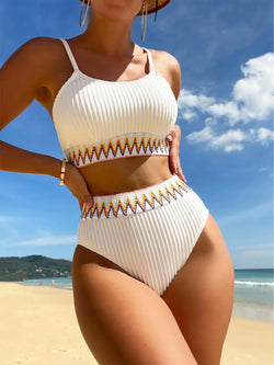 Sexy Bikinis 2023 Women Halter Brazilian Bikini Set Female Pleated Swimsuit New Triangle Swimwear Beach Wear Bathing Suit