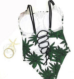 Sexy One Piece Swimsuit Strappy Biquini High Waist Swimwear Women Cut Out Bodysuit Leotard Bathing Suits Monokinis Trikini