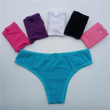 FUNCILAC 5pcs/lot New Women's cotton panties Girl Briefs Ms. cotton underwear bikini underwear sexy Ladies Briefs