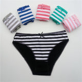 FUNCILAC 5pcs/lot New Women's cotton panties Girl Briefs Ms. cotton underwear bikini underwear sexy Ladies Briefs