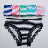FUNCILAC 5pcs/lot New Women's cotton panties Girl Briefs Ms. cotton underwear bikini underwear sexy Ladies Briefs