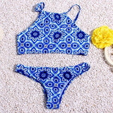 Brazilian Bikini set String Reversible Bathing Suit Halter High Neck Bikinis Women Swimwear Swimsuit Biquinis maillot de bain