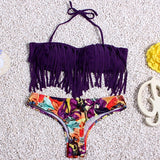 Brazilian Bikini set String Reversible Bathing Suit Halter High Neck Bikinis Women Swimwear Swimsuit Biquinis maillot de bain