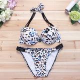Brazilian Bikini set String Reversible Bathing Suit Halter High Neck Bikinis Women Swimwear Swimsuit Biquinis maillot de bain