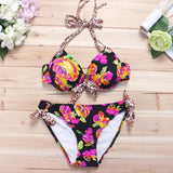 Brazilian Bikini set String Reversible Bathing Suit Halter High Neck Bikinis Women Swimwear Swimsuit Biquinis maillot de bain