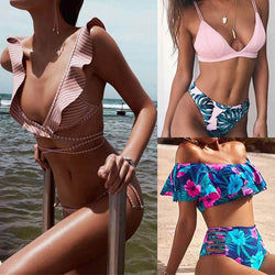 Sexy Swimwear Women Swimsuit Push Up Brazilian Bikini set Bandeau Summer Beach Bathing Suits