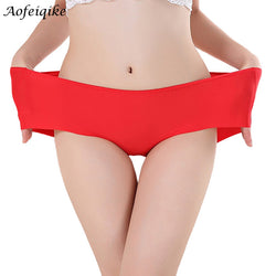 Women's Fashion Invisible Underwear Spandex Seamless High Quality Briefs Panty Bikini Newest