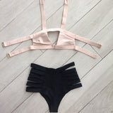 Bikinis Sexy Women Swimsuit Bandeau Biquinis Padded maillot de bain Femme Monokini Push Up Bikini Set Summer Beachwear