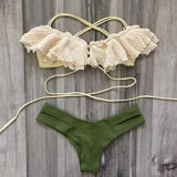 Bikinis Sexy Women Swimsuit Bandeau Biquinis Padded maillot de bain Femme Monokini Push Up Bikini Set Summer Beachwear