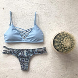 Bikinis Sexy Women Swimsuit Bandeau Biquinis Padded maillot de bain Femme Monokini Push Up Bikini Set Summer Beachwear