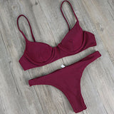 Swimwear Bikini Push Up Bikini Brazilian Sexy Bandage Beach Swimwear Ladies Swimsuit Bathing Suit Maillot De Bain Femme H020