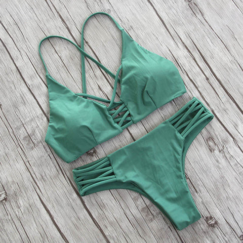 NAKIAEOI 2017 Sexy High Neck Bikini Swimwear Women Swimsuit Brazilian Lolita Bikinis NAKIAEOI 2017 Sexy High Neck Bikini Swimwear Women Swimsuit Brazilian Lolita Bikinis