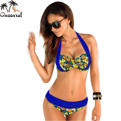 push up bikini swimsuit women bikini bathing suit swimsuit female high waist swimsuit solid plus size