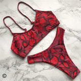 6 Colors Sexy Leopard Bikini Women Swimwear Female Swimsuit Two-pieces Bikini set Brazilian Bather Bathing Suit Swim V871