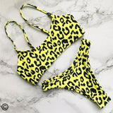 6 Colors Sexy Leopard Bikini Women Swimwear Female Swimsuit Two-pieces Bikini set Brazilian Bather Bathing Suit Swim V871