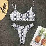 6 Colors Sexy Leopard Bikini Women Swimwear Female Swimsuit Two-pieces Bikini set Brazilian Bather Bathing Suit Swim V871